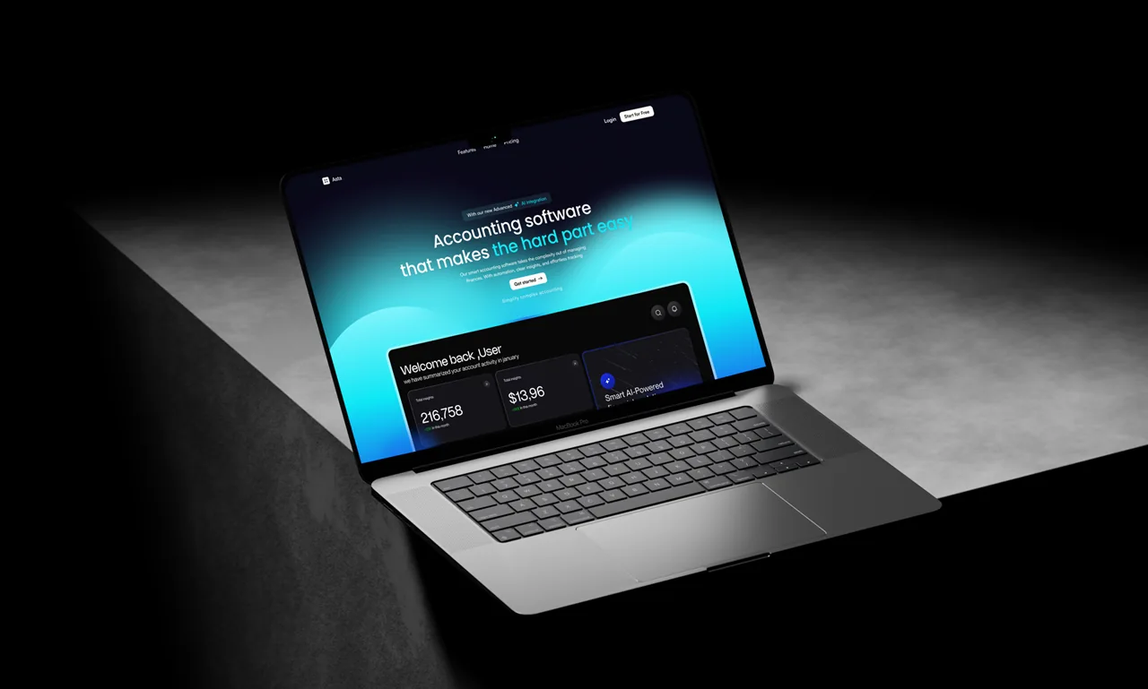 Asta accounting website design