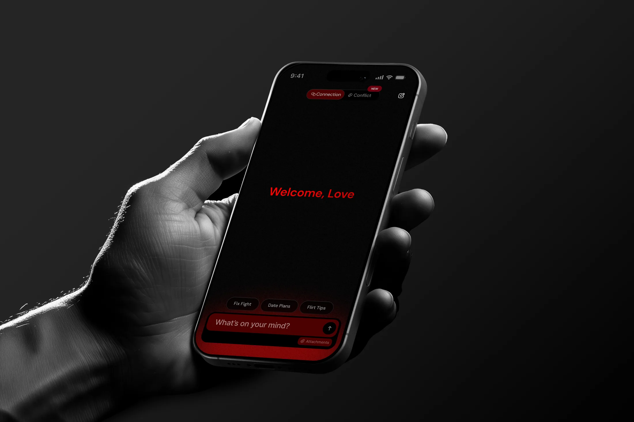 Love GPT AI mobile application presentation